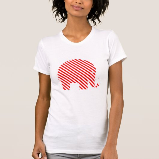 Womens Elephant T-Shirt (Voorkant)