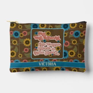 Women's Empowerment Retro jaren 60 en 70 Floral Bl Etui