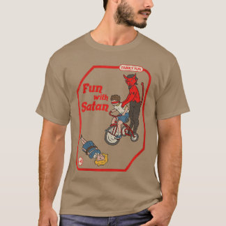 Womens Fun With Satan Vintage Childgame Horror Got T-shirt