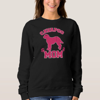 Womens Funny Dog, Cavapoo Dog Mam Cavapoo Lover Pr Trui