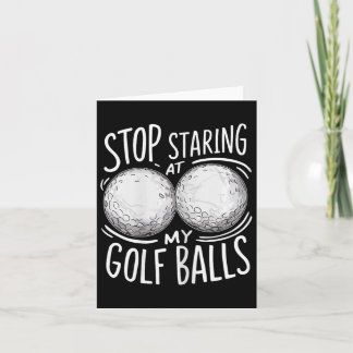 Women's Funny Golf Gezegde Stop Staren naar Mijn Kaart