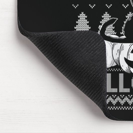 Womens Funny I Prefer Halloween Black Cat Ugly Chr Muismat (Hoek)