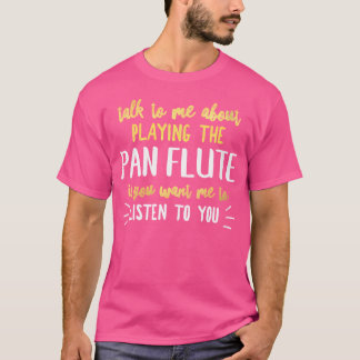 Womens Funny Pan Flute Shirt voor het spelen van m