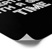 Womens Funny Sarcastic Quote Don't Threaten Me Wit Poster (Hoek)