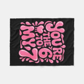 Women's Funny Valentines Day 67 Meme Couples You'r Fleece Deken (Voorkant (Horizontaal))