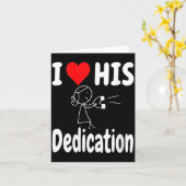 Women's Funny Valentine's Day Couple Matching I Lo Kaart (Gele Bloem)