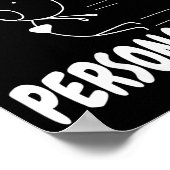 Women's Funny Valentine's Day Couple Matching I Lo Poster (Hoek)