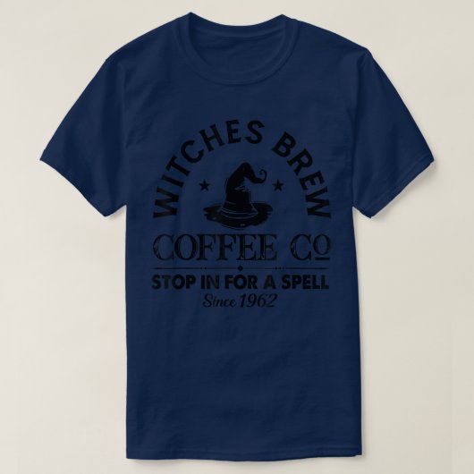 Womens Funny Witch Pet Witches Brew Coffee Hwe T-shirt (Design voorkant)