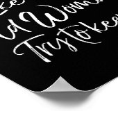 Womens Funny Workout Quote For Women Motivational Poster (Hoek)