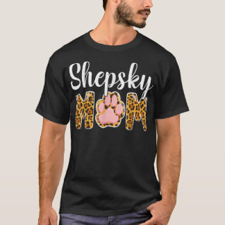 Womens Gerberian Shepsky mam Mama voor Hondenliefh T-shirt