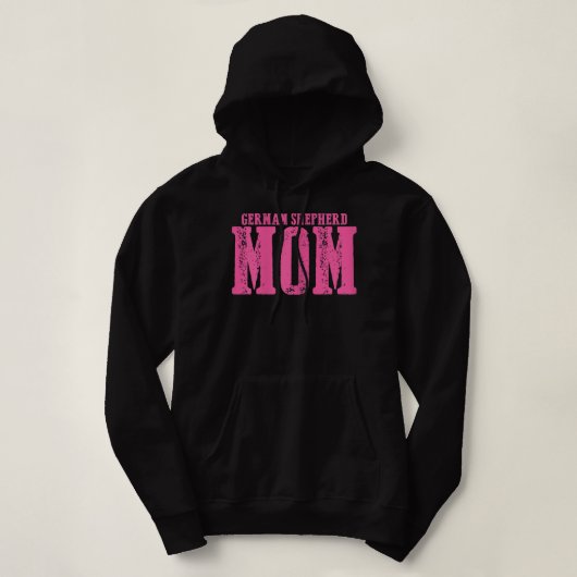Womens German shepherd Moms Hoodie (Design voorkant)