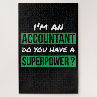 Womens Gift Accountant Heeft u een Superpower Legpuzzel