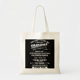 Womens Glamma Glamoureuze Grandma Funny Grandma Gi Tote Bag