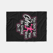 Womens Glutes Workout Day Insrational Motivational Fleece Deken (Voorkant (Horizontaal))