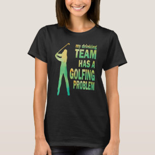 Womens Golf Fun Crazy Golf Dry Fit T - shirts