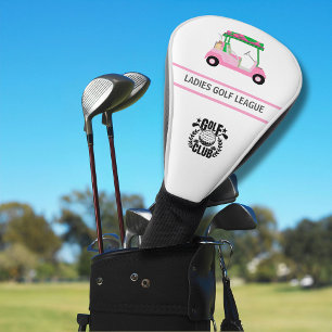 Women's Golf League Roze Winkelwagen Logo Bericht Golfheadcover