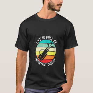 Womens Golf Mannen Retro Golfing Dad Golfer in rus T-shirt