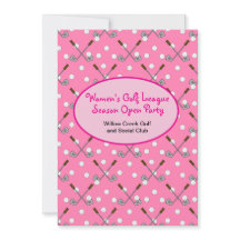 Women's Golf Season Open Party Uitnodiging