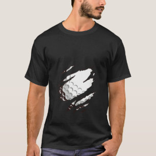 Womens Golf Thgerespecteerde Golf Ball Funny Golf T-shirt
