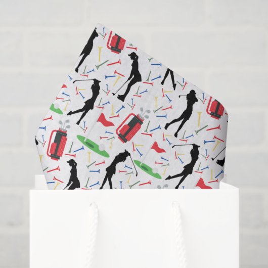 Women's Golf Tissue Paper Tissuepapier (Cadeauzakje)