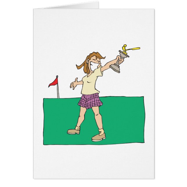 Womens Golf Trophy (Voorkant)