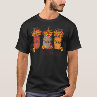 Womens Grateful Thankful Blessed Grandma Life Than T-shirt