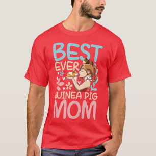 Womens Guinea Pig mam voor een Guinee-Varkenshamma T-shirt