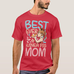 Womens Guinea Pig mam voor een Guinee-Varkenshamma T-shirt