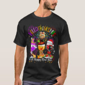 Womens Hallothanksmas & A Happy New Year Firew T-shirt (Voorkant)