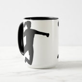 Womens handbal mok (Voorkant links)