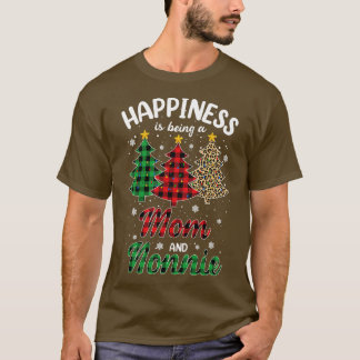 Womens Happiness is een moeder en Nonnie Leopard T-shirt