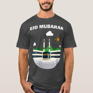 Womens Happy Eid Mubarak 2023 AlFitr AlAdha Hajj T-shirt
