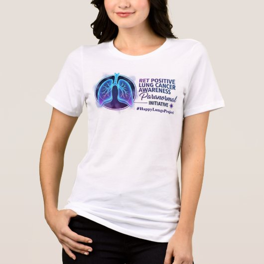 Women's Happy Lungs Project Fundraiser Shirt v3 (Voorkant)
