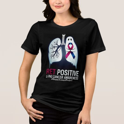 Women's Happy Lungs Project Fundraiser Shirt v4 (Voorkant)