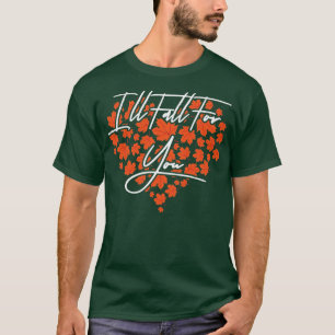 Womens Heart Autumn verliest Herfst Season T-shirt