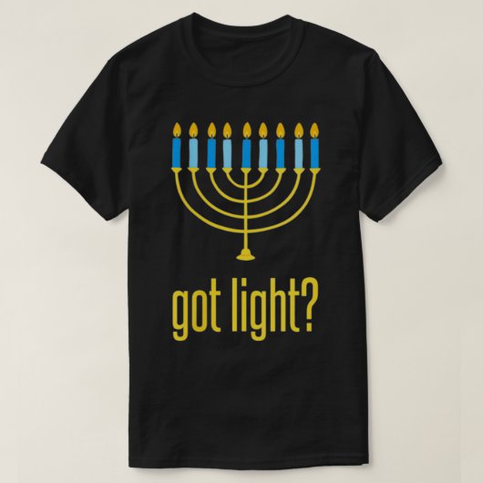 Womens hebben lichte Hanoekah Maccabim Mirash Jewi T-shirt (Design voorkant)