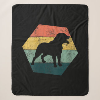 Womens Hexagon Rottweiler Gift Rottweiler Sherpa Deken