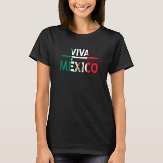 Womens Hispanic Heritage Month Viva Mexico Mexican T-shirt