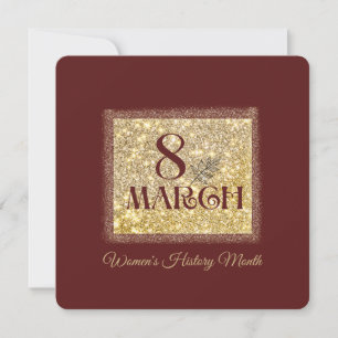 Women's History Month 2025 8 maart Kaart