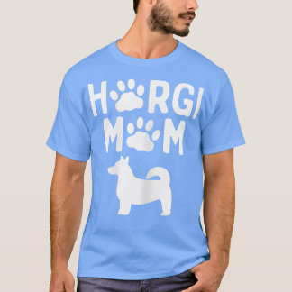 Womens Horgi MaCorgi en Husky Dog Mi T-shirt