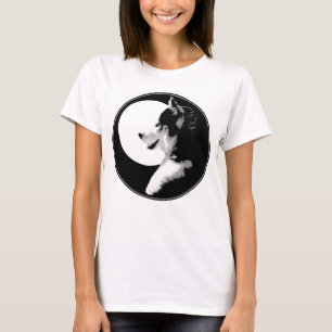 Womens Husky Tanktop Shirt Sled Dog Lady's Shirt