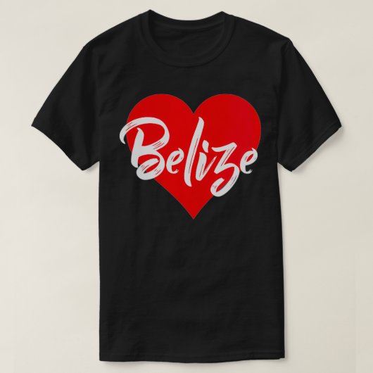 Womens I Love Belize Tshirt Belizean Lover Don Fo (Design devant)
