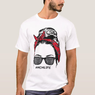 Womens Ice Hockey Bandana Sunbribril Mam Moth T-shirt
