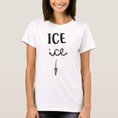 Womens Ice ijs grappige zwangerschap Baby T-shirt (Voorkant)