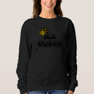 Womens Ice Queen Graphic Ice Vist Fisher Ice Fi Trui