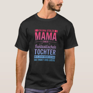 Womens Ich Bin Stolze Mama Einer Wahnsinnig Fantas T-shirt