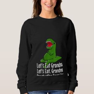 Womens interpunctie redt levens Grammatica Dino T Trui