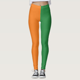 Women's Ireland Flag Kleuren Leggings, Hip Iers Leggings