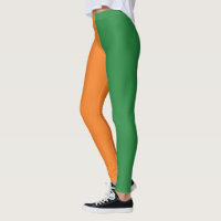 Women's Ireland Flag Kleuren Leggings, Hip Iers