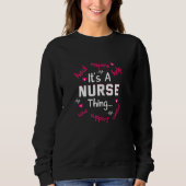 Womens Its a Nurse Thing Trui (Voorkant)